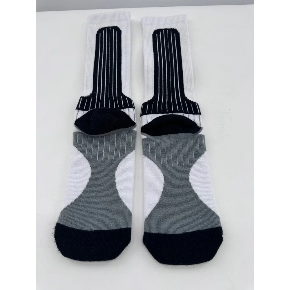Connor Bedard 98 Crew Socks Mens White Chicago Blackhawks Hockey